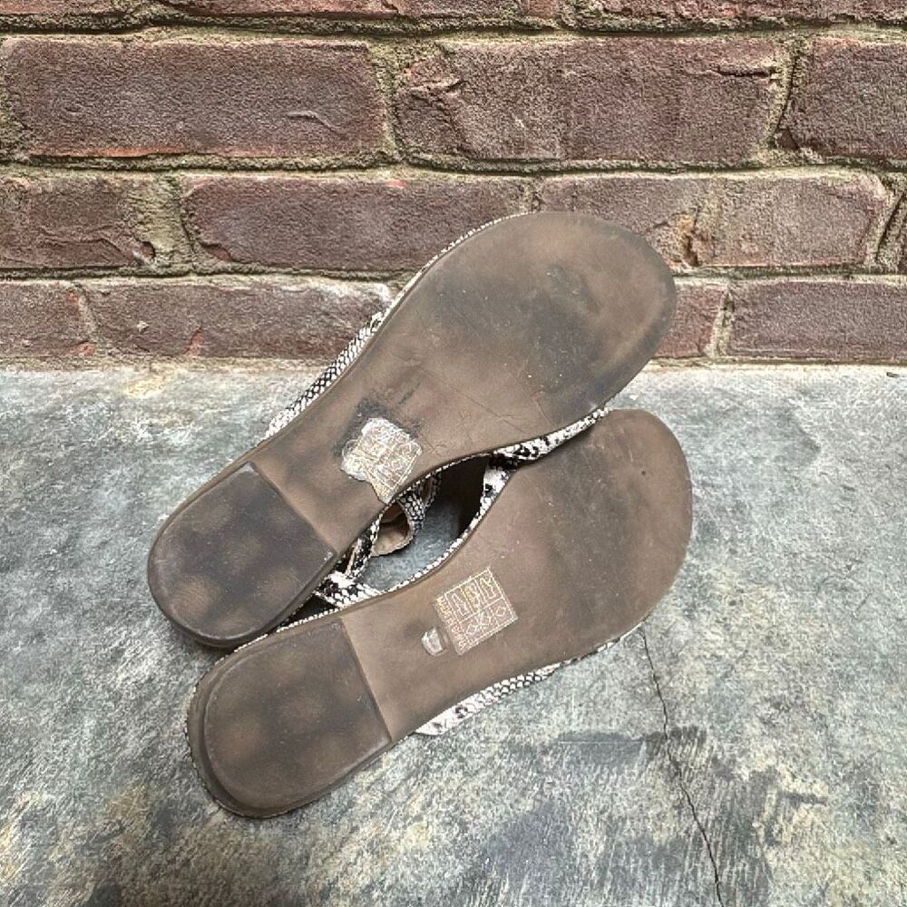 Women’s Natural Python Slinky Sandal Sz 10 - Picture 7 of 8